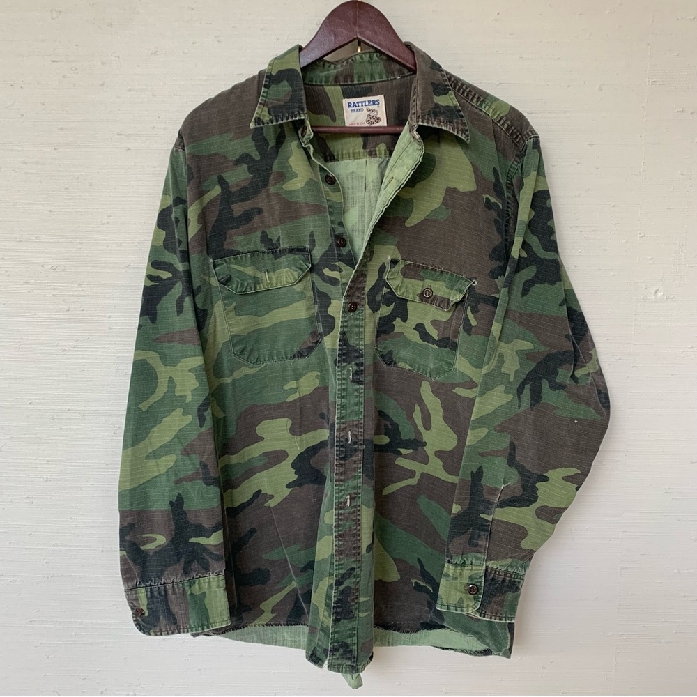 Vintage Rattlers Camouflage Shirt